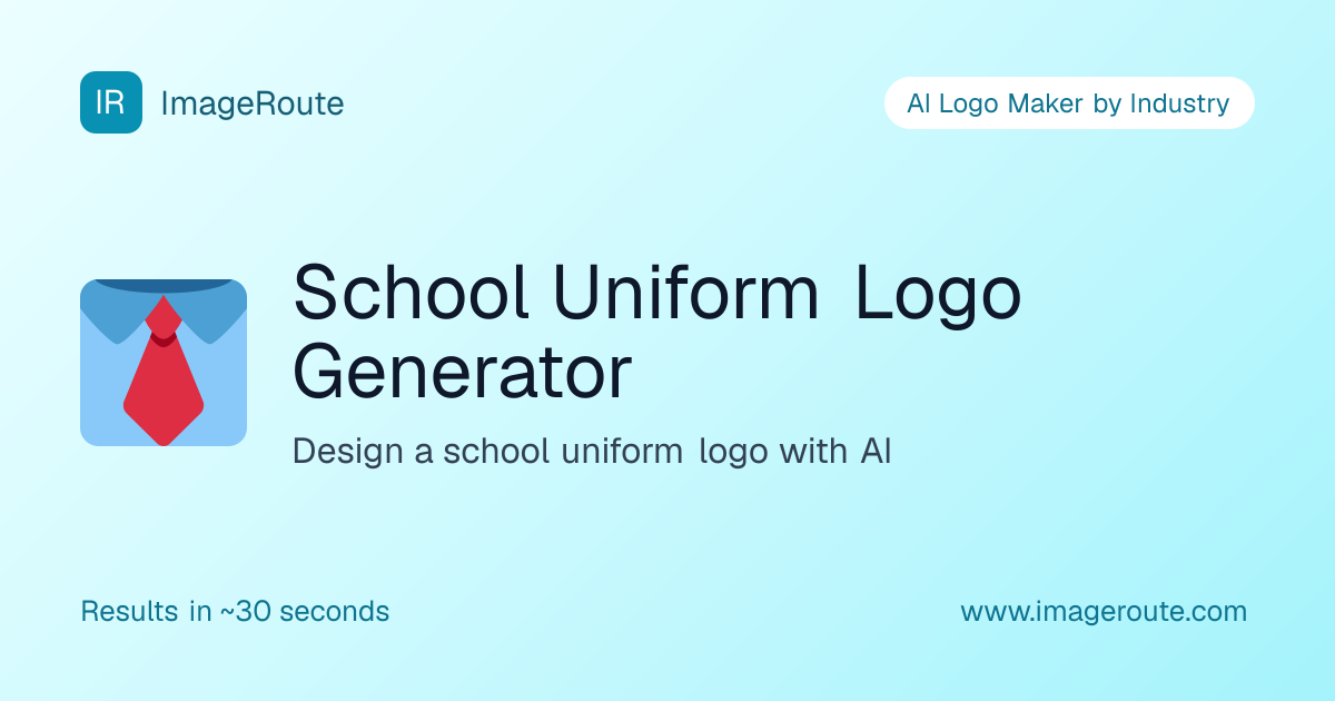 School Uniform Logo Generator | ImageRoute